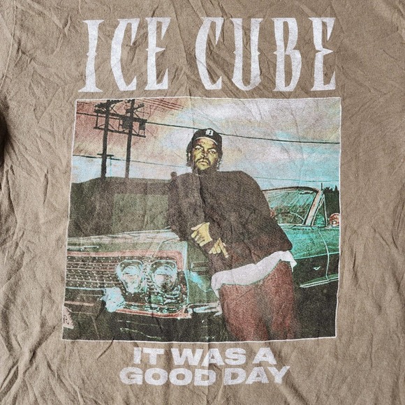 Ice Cube "It Was A Good Day" T-shirt Large 100% Cotton Sz M - Picture 2 of 4